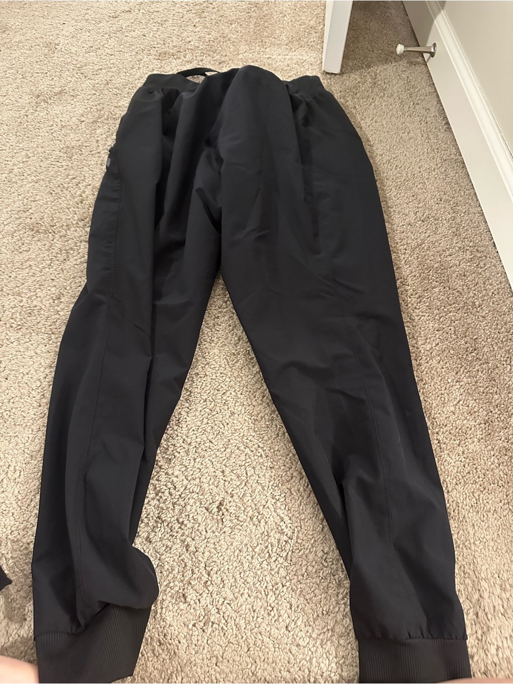 Women's Black Track Joggers - Comfortable Everyday Fit